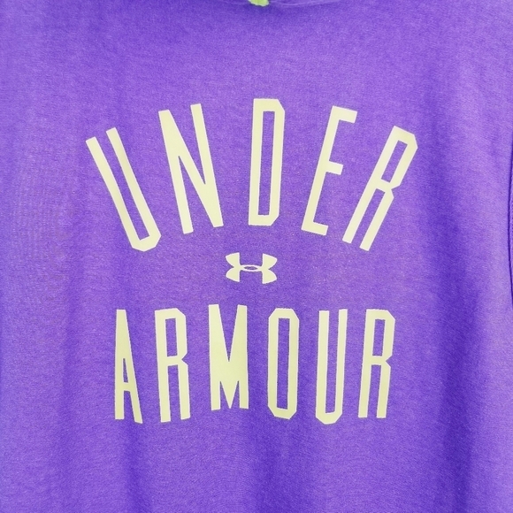 Under Armour Girl's Reversible Zip-Up Sleeveless Hoodie Jacket NWT - Picture 6 of 15